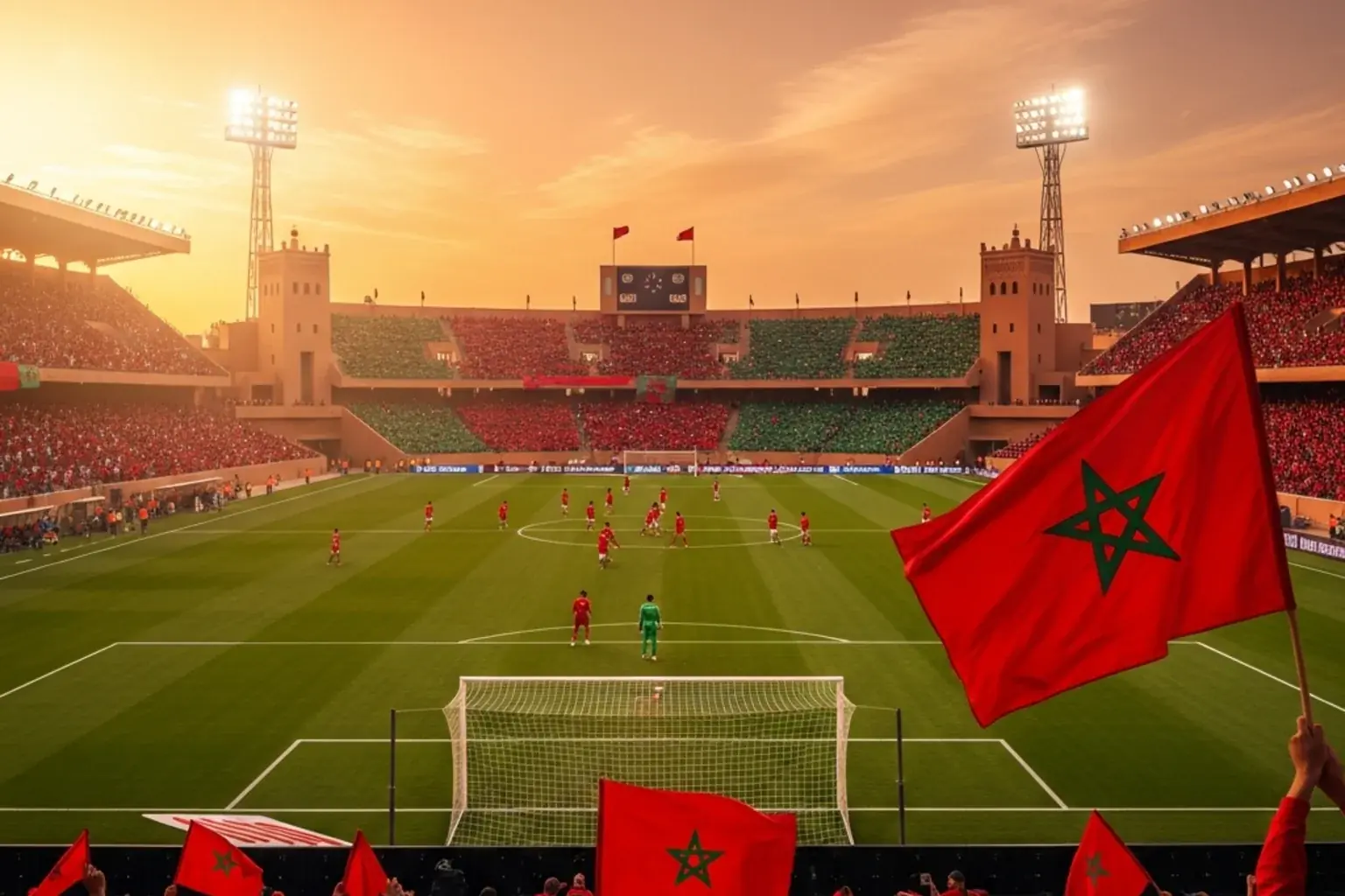 Équipe du Maroc au Mondial 2026 avec Achraf Hakimi et les Lions de l'Atlas