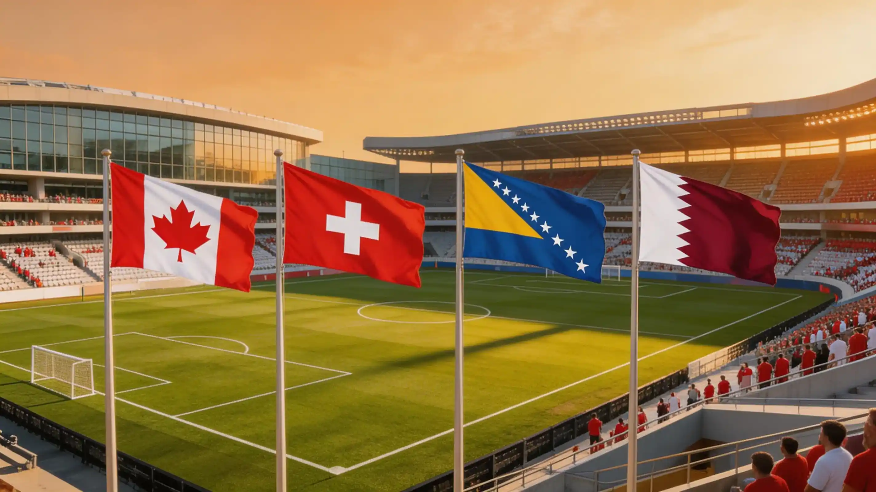 Analyse du groupe B de la Coupe du Monde 2026 avec le Canada, la Suisse, la Bosnie-Herzégovine et le Qatar